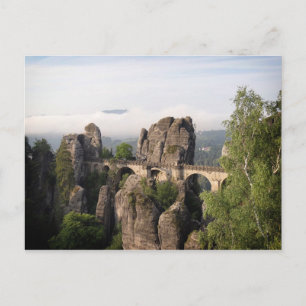 Carte Postale Bridge In Saxon Switzerland postcard