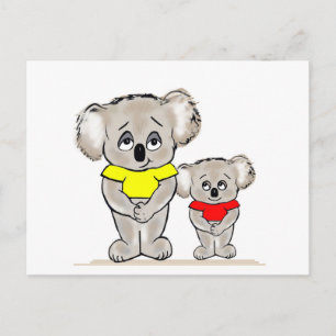 Carte Postale Bright Koalas