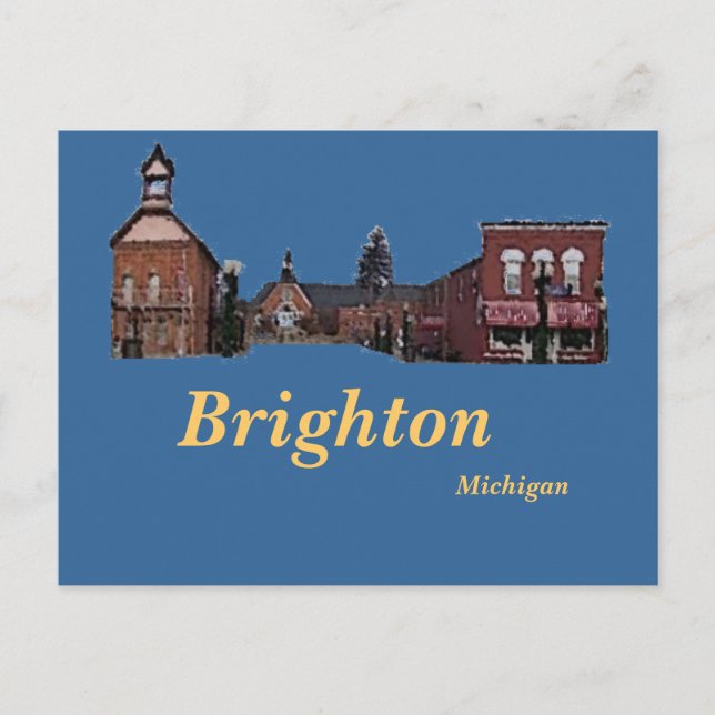 Carte Postale Brighton#56, Brighton, Michigan (Devant)