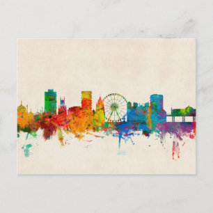 Carte Postale Brighton England Skyline
