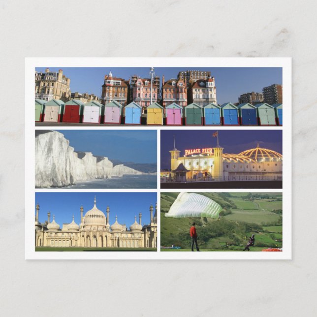 Carte Postale Brighton et Hove multi-image (Devant)