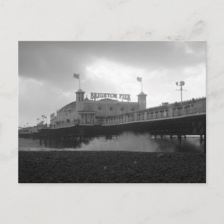 Carte Postale Brighton Palace Pier pendant une tempête