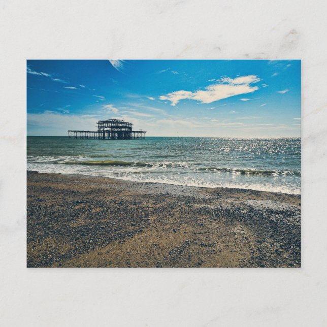 Carte postale Brighton West Pier - Photographie cô (Devant)