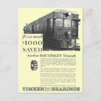 Brill Company 1926 M-1 Gas Electric Car Postcard