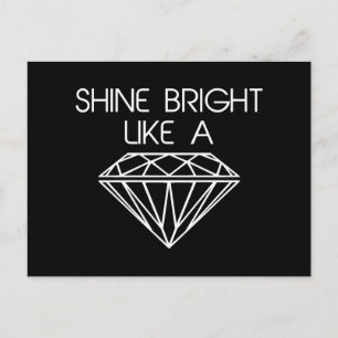 Carte Postale Brille comme un diamant