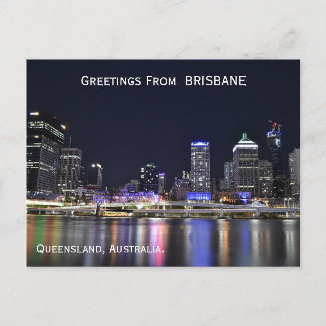 Carte postale Brisbane Australia (Devant)