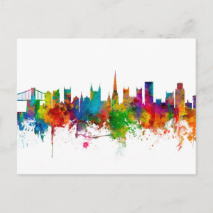 Carte Postale Bristol England Skyline