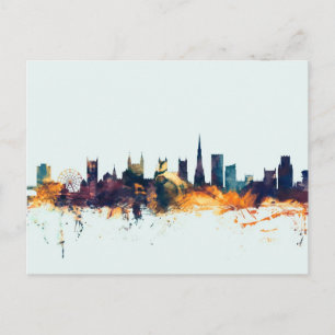 Carte Postale Bristol England Skyline