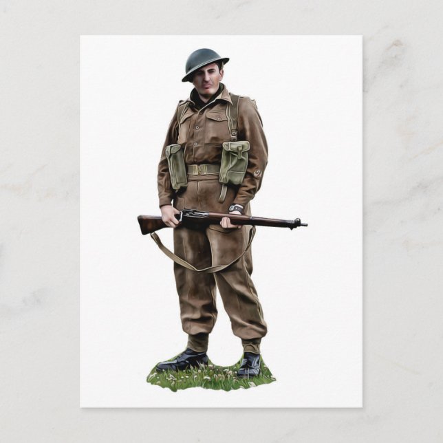 Carte postale britannique 2ème guerre mondiale " T (Devant)