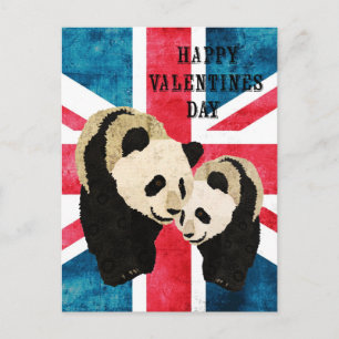 Carte postale britannique de jour de Valentines