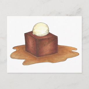 Carte postale britannique Sticky Toffee Pudding De