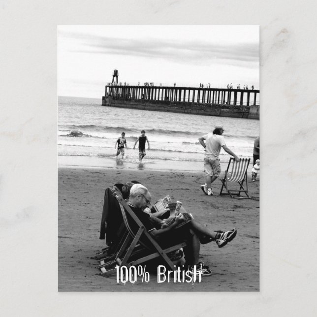 Carte Postale Britanniques humoristiques en bord de mer à Monoch (Devant)