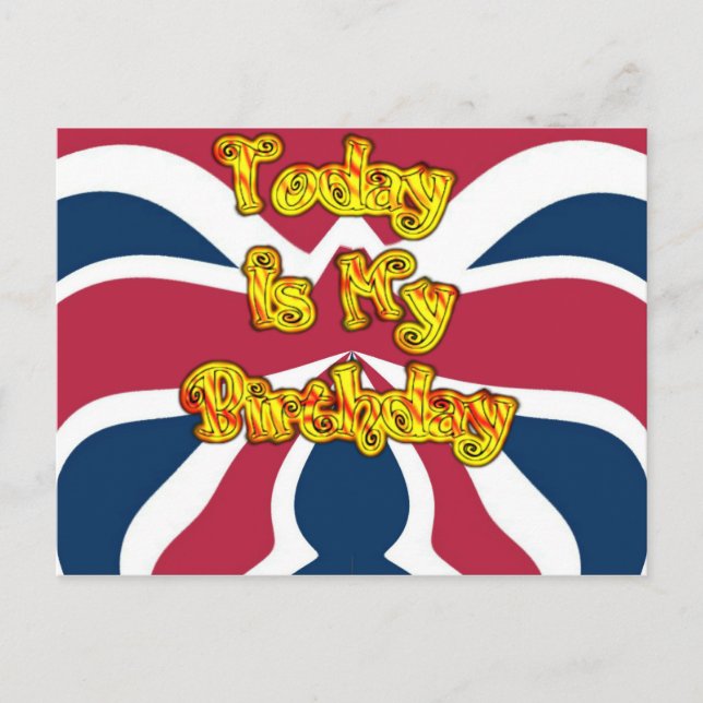 Carte Postale British Birday Gifts Art Print (Devant)