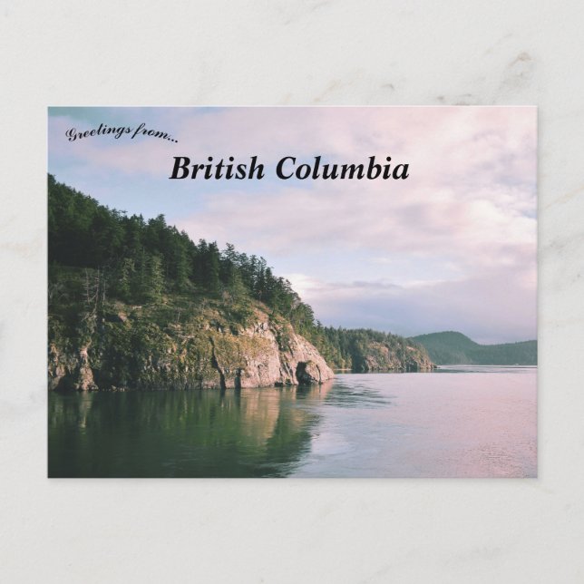 Carte Postale British Columbia Canada Landscape (Devant)