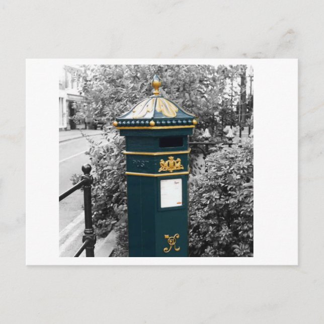 Carte Postale British Victorian pillar box - 1866 (Devant)