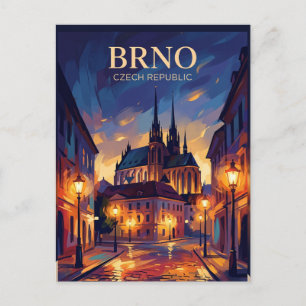 Carte Postale Brno République tchèque