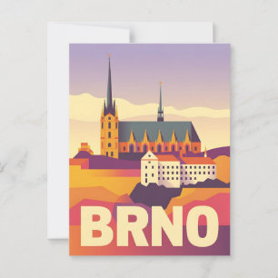 Carte Postale Brno vintage