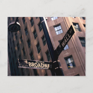 Carte Postale Broadway/Wallstreet