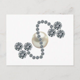 Carte Postale Broche de la barre de fermeture à trois feuilles d