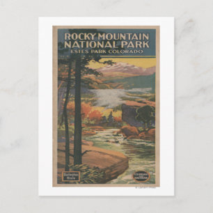 Carte Postale Brochure no 2 du mont Rocky Nat'l Park