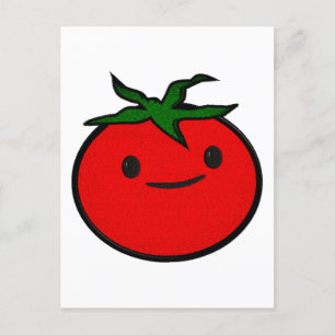 Carte Postale Broderie de tomates mignonnes Imprimer
