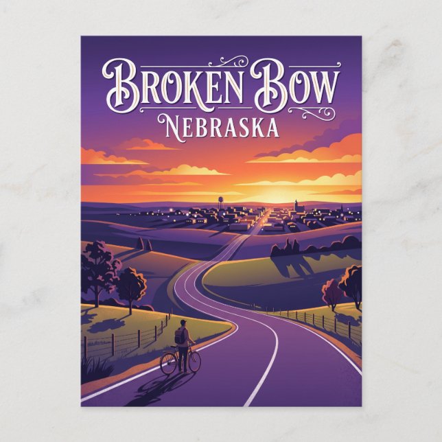 Carte Postale Broken Bow États-Unis (Devant)