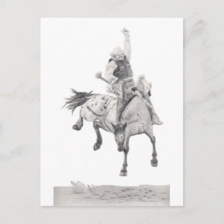 Carte Postale Bronc de selle