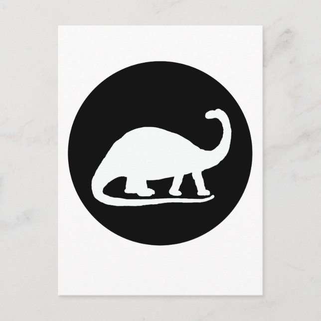 Carte Postale brontosaurus (Devant)