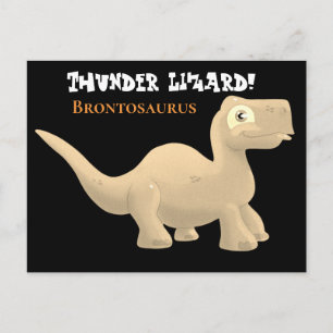 Carte Postale Brontosaurus