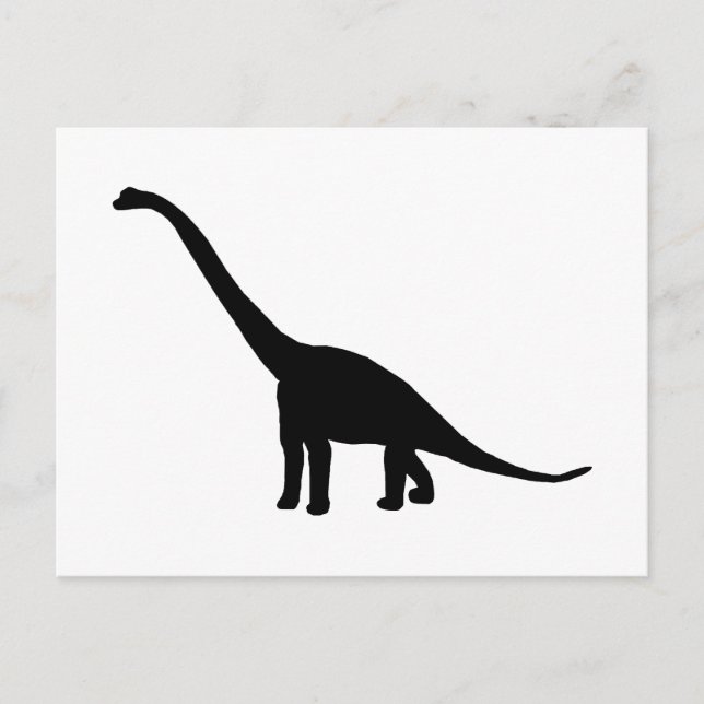 Carte Postale Brontosaurus | Dinosaur Shadow Dino (Devant)