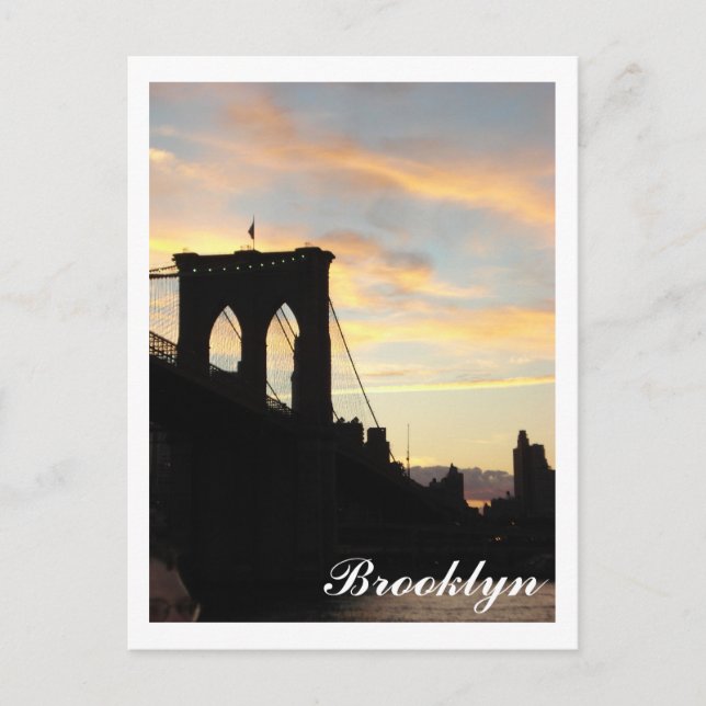 Carte postale Brooklyn Bridge (Devant)
