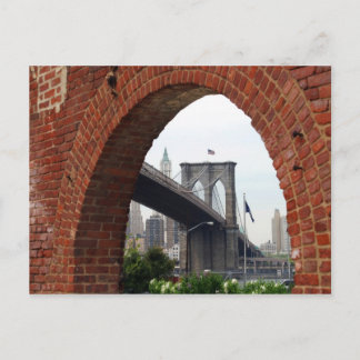 Carte postale Brooklyn Bridge Brick Arch