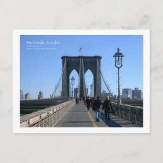 Carte Postale Brooklyn Bridge, New York