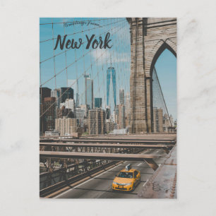 Carte Postale Brooklyn Bridge New York