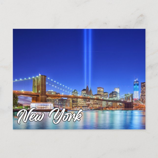 Carte Postale Brooklyn Bridge, New York, États-Unis (Devant)