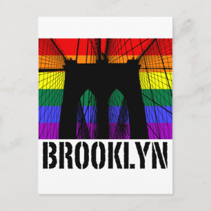 Carte Postale Brooklyn Bridge silhouette orgueil 2