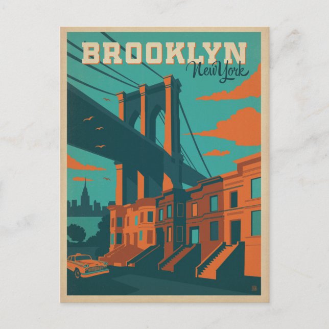 Carte Postale Brooklyn, NY (Devant)