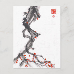 Carte postale Brosse Berry Tree