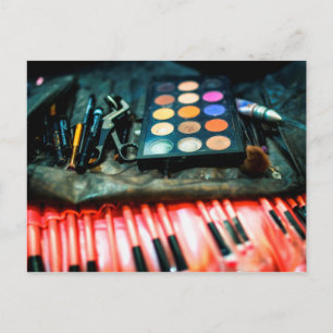 Carte Postale Brosses de maquillage