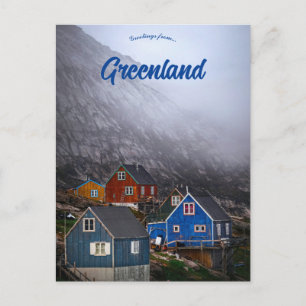 Carte Postale Brouillard balayant Kullorsuaq Groenland