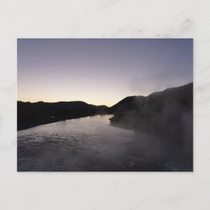 Carte Postale Brouillard matinal sur la rivière Jackson à Grand