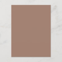 Carte postale Brown de Terre minimaliste