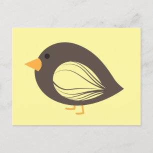 Carte postale Brown oiseaux