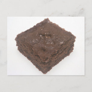Carte Postale Brownie au chocolat