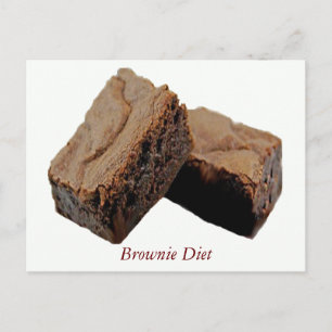 Carte Postale Brownie Diet