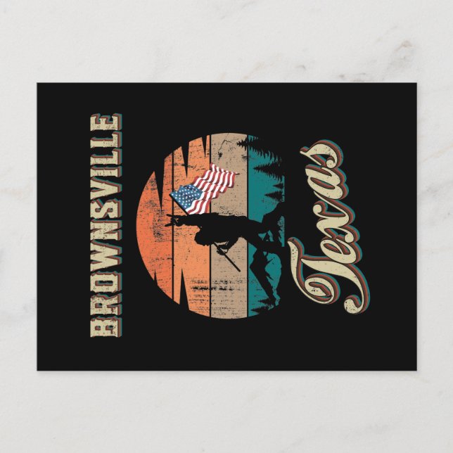 Carte Postale Brownsville Texas (Devant)