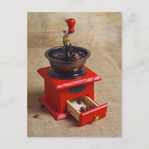 Carte Postale Broyeur à café vintage