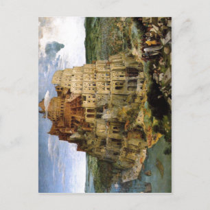 Carte Postale Bruegel d. ?., Pieter Turmbau zu Babel Tower of Ba