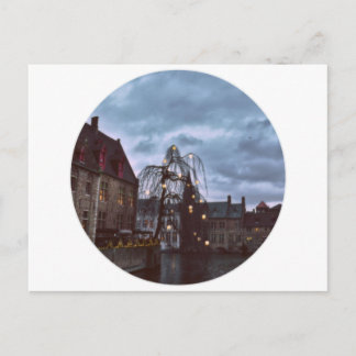 Carte Postale Bruge bleue