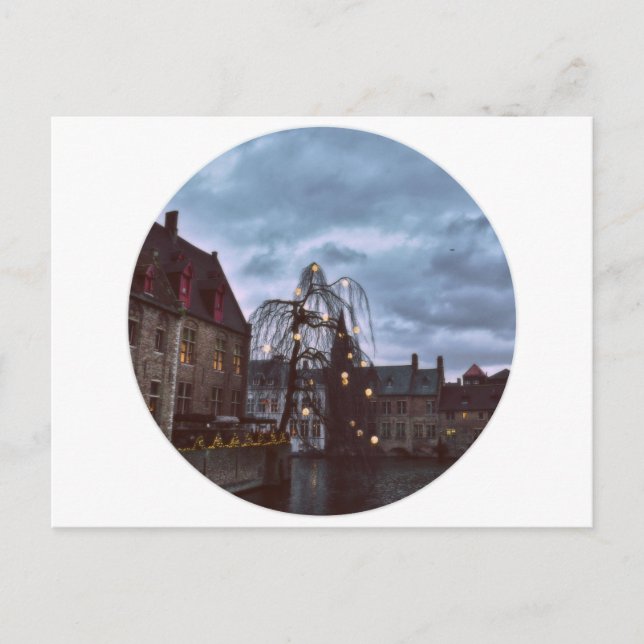 Carte Postale Bruge bleue (Devant)